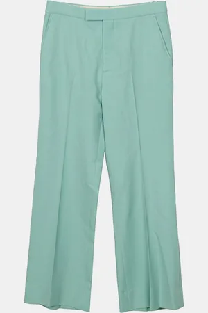 Gucci Mint Fine Wool Pants Size 50