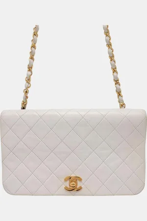 CHANEL Chain Shoulder Bag Matelasse Coco Mark Lambskin