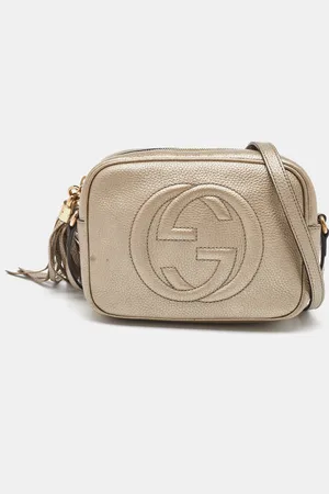 Gucci Leather Small Soho Disco Crossbody Bag