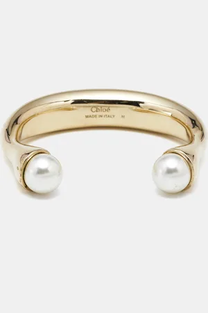 Chloé Chloé Faux Pearl Tone Bracelet M