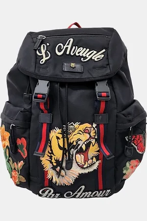 Gucci Multicolor Canvas Techno Tech Pack Backpack