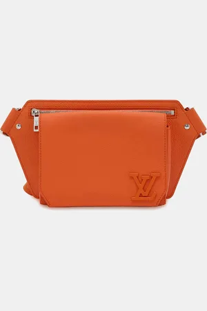 LOUIS VUITTON Grained Calf Leather Aerogram Takeoff Sling Bumbag