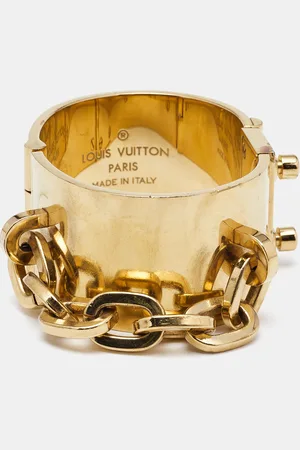 LOUIS VUITTON Lock Me Manchette Tone Bracelet