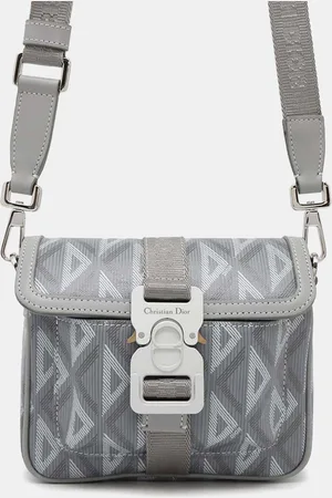 Dior Coated Canvas Leather Hit The Road CD Mini Messenger Bag