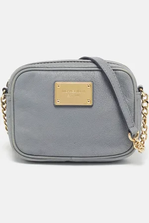 Michael Kors Light Leather Mini Jet Set Crossbody Bag