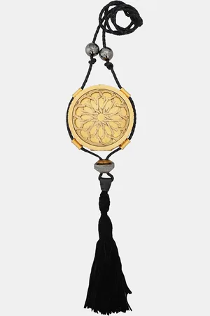 Lanvin Jeweled Metal Tassel Clutch Bag