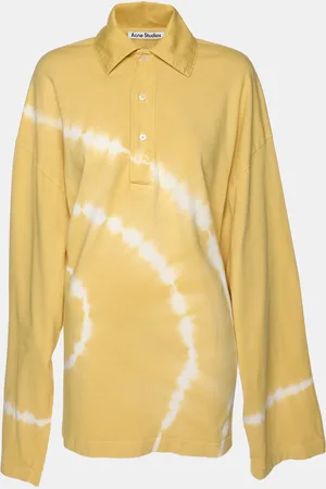Acne Studios /White Tie Dye Cotton Oversized T-Shirt S
