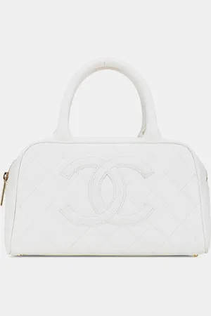 CHANEL Caviar Leather CC Bowling Bag