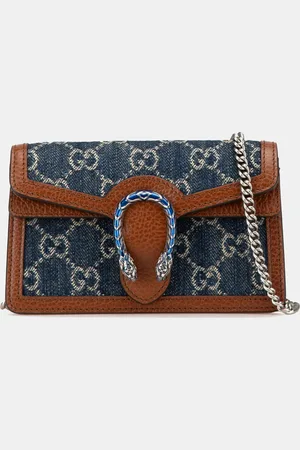 Gucci Denim Super Mini GG Dionysus Crossbody Bag