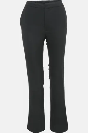 Roberto Cavalli Crepe Wool Formal Trousers S