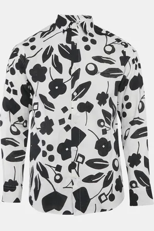 Jacquemus /White Floral Print Linen La Chemise Simon Shirt XS