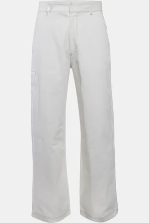 GCDS Cotton Gabardine Wide Leg Pants M