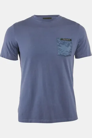 Prada Knit Pocket Detail Crew Neck T-Shirt S