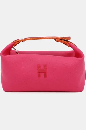Hermès Hibiscus Canvas Bride-a-Brac PM Bag