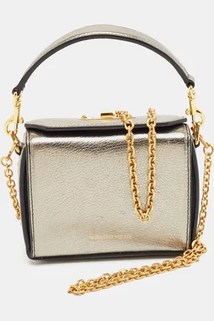 Alexander McQueen Leather Mini Box Bag