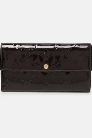 LOUIS VUITTON Amarante Monogram Vernis Sarah Continental Wallet