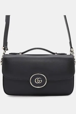 Gucci Leather Petit GG Shoulder Bag
