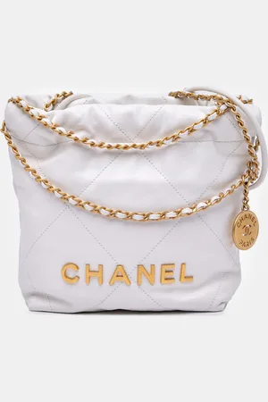 CHANEL Mini Shiny Calfskin 22 Hobo Bag