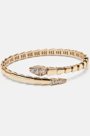 Bvlgari Serpenti Viper Diamond 18k Rose Bracelet 15