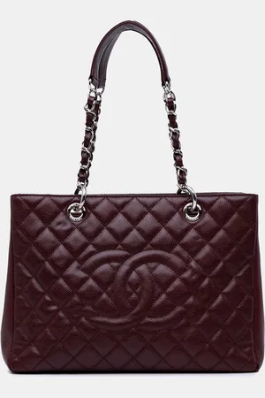 CHANEL Caviar Grand Shopping Tote Bag