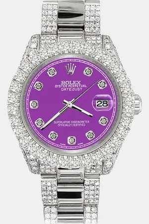 Rolex Custom Sangia 7.2ct Diamonds Stainless Steel Datejust 178240 Automatic Women