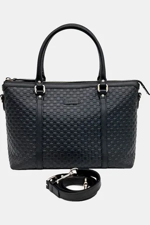 Gucci Leather Micro Cima Line Tote Bag