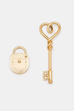 Salvatore Ferragamo Lock and Key Tone Pendant