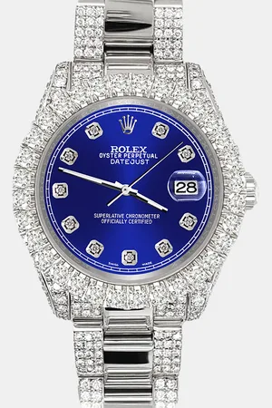 Rolex Custom 7.2ct Diamonds Stainless Steel Datejust 178240 Automatic Women
