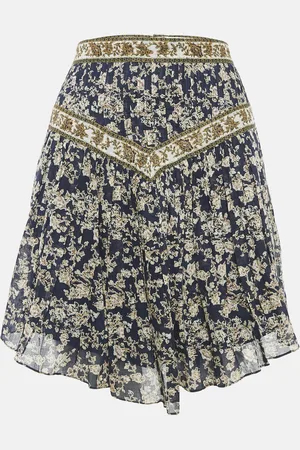 Isabel Marant Floral Print Cotton Vega Mini Skirt M