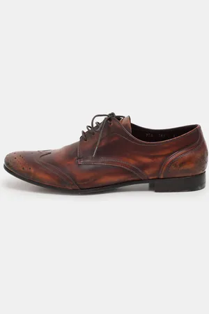 Prada Leather Oxfords Size 40