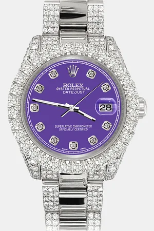 Rolex Custom Pastel 7.2ct Diamonds Stainless Steel Datejust 178240 Automatic Women