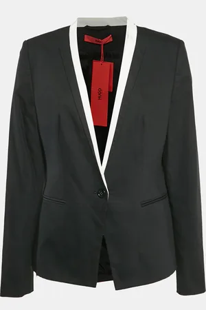 HUGO BOSS Hugo Gabardine Single Breasted Blazer L