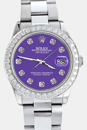 Rolex Custom Pastel 1.62ct Diamonds Stainless Steel Datejust Automatic Women