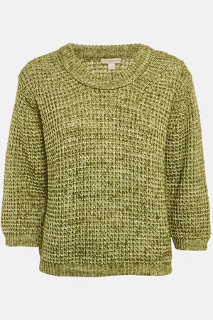 Burberry Cable Knit Crewneck Sweater M