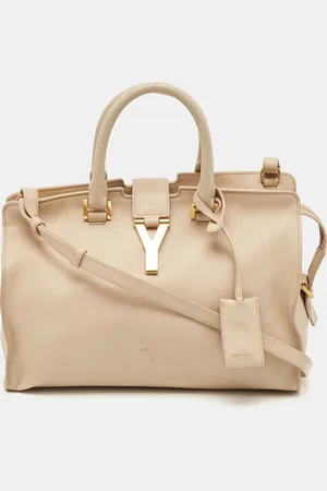 Saint Laurent Saint Laurent Leather Small Cabas Chyc Tote