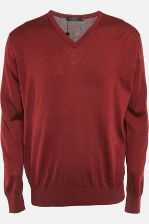 Ermenegildo Zegna Cashmere V-Neck Sweater XXL