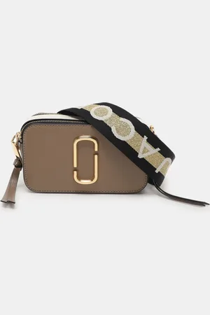 Marc Jacobs /White Leather Snapshot Crossbody Bag