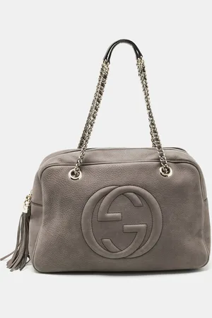 Gucci Leather Large Soho Chain Bag