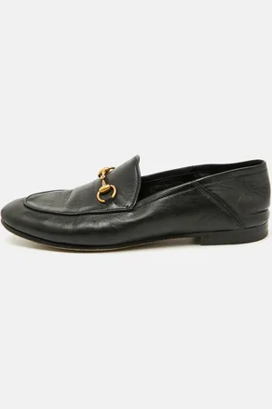 Gucci Leather Horsebit Jordaan Loafers Size 37