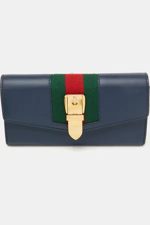 Gucci Leather Sylvie Continental Wallet