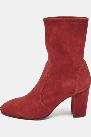Stuart Weitzman Suede Yuliana Ankle Boots Size 39.5