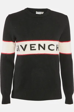 Givenchy Logo Intarsia Wool Knit Sweater M