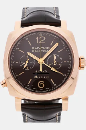 PANERAI Radiomir 1940 Chronograph Monopulsante 8 Days GMT PAM 502 Manual Winding Men