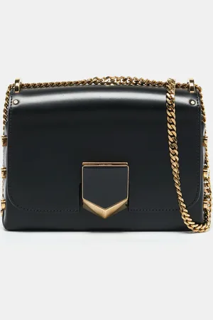 Jimmy Choo Leather Lockett City Shoulder Bag