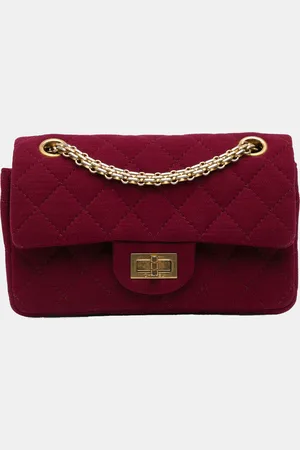 CHANEL 2.55 Reissue Mini Quilted Jersey Double Flap Bag