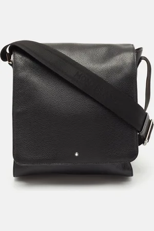Montblanc Leather Meisterstuck North South Messenger Bag