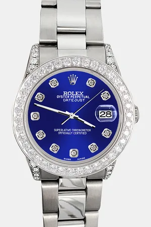 Rolex Custom 2.1ct Diamonds Stainless Steel Datejust Automatic Women