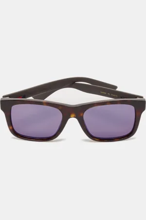 Gucci GG0008S Web Square Sunglasses