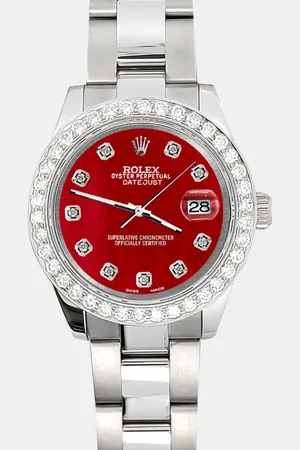Rolex Custom 1.6ct Diamonds Stainless Steel Datejust 178240 Automatic Women