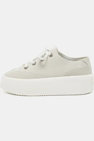 Maison Margiela Suede Tabi Lace Up Sneakers Size 39